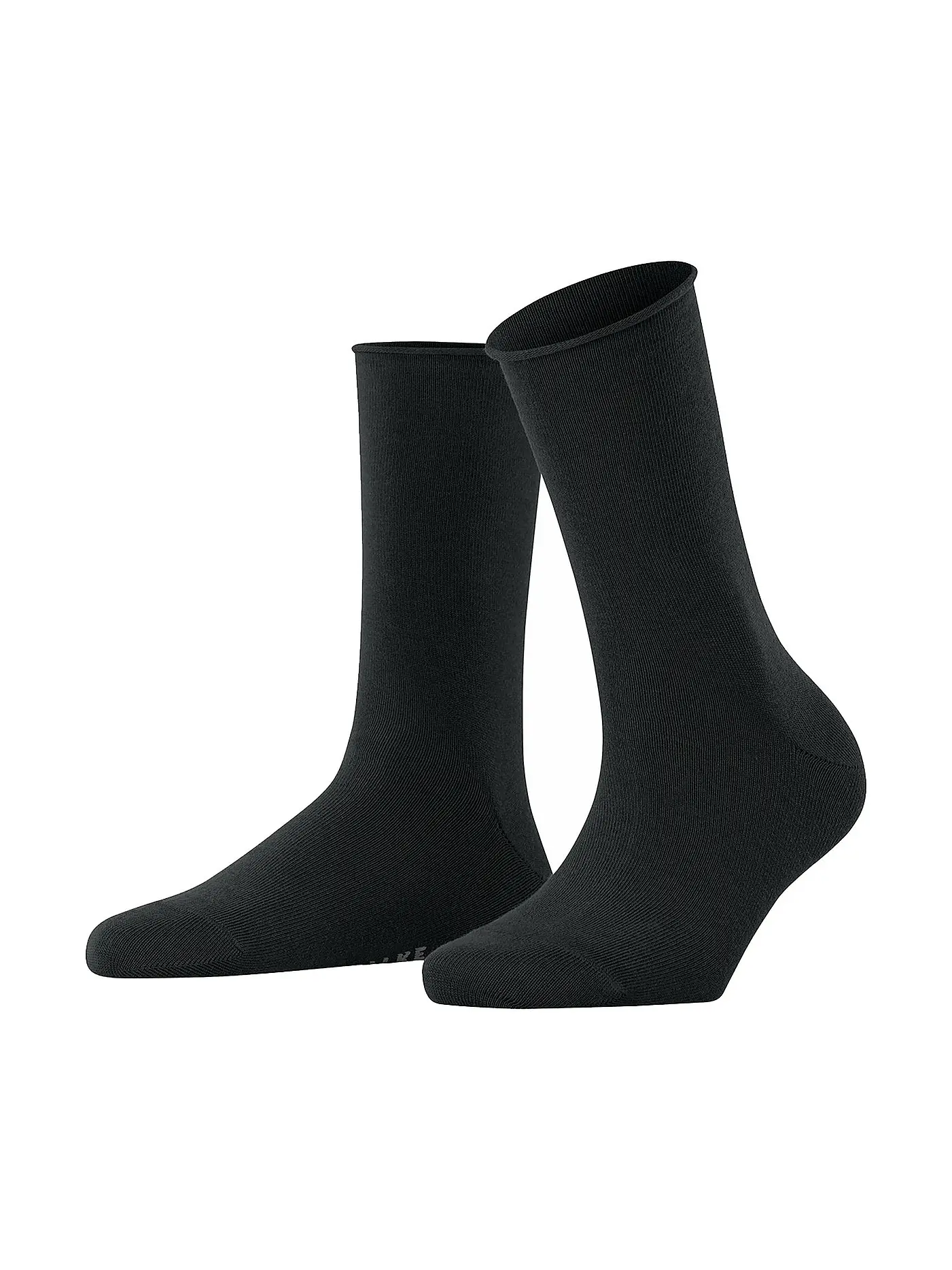 FALKE | Happy Socken 2er Pkg light grey mel. | schwarz